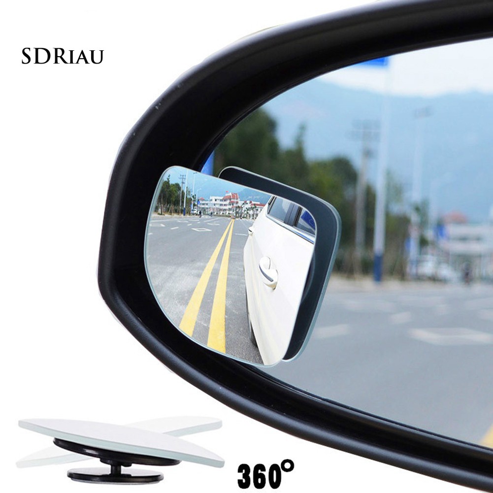 Bộ 2 gương dán góc kính chiếu hậu góc rộng điều chỉnh chống điểm mù cho xe hơi tiện lợi