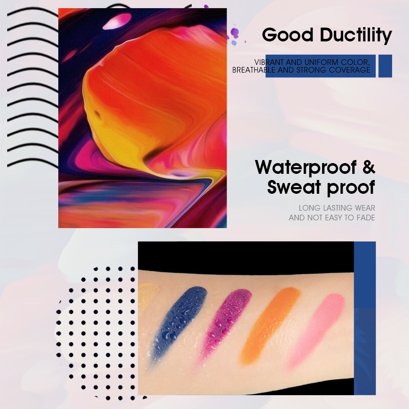 Bảng màu sơn IMAGIC trừu tượng dùng cho mặt để hóa trang Halloween trang điểm độc đáo 281g | BigBuy360 - bigbuy360.vn