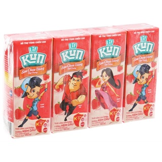 Sữa trái cây Kun 180ml