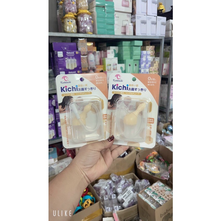 Hút mũi kichi dây silicon an toàn dễ sử dụng cho bé 0-3 tuổi