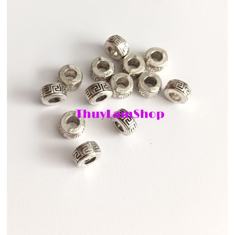 Charm ống lùa chặn hạt cống nhỏ biểu tượng phạn