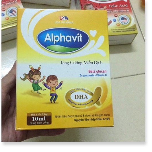 Alphavit tăng cường miễn dịch cho bé hộp 20 ống, sản phẩm có nguồn gốc xuất xứ rõ ràng, đảm bảo chất lượng, dễ dàng sư