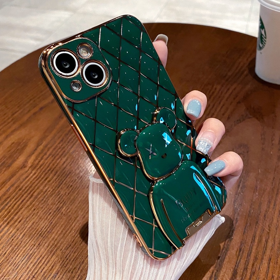 Ốp Điện Thoại Có Giá Đỡ Hình Phi Hành Gia 3D Cho iPhone 13 Pro Max 12 Pro 13 mini 11 X/XS XR XSMAX 7P/8P