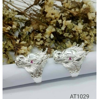 Nhẫn nam đầu rồng bạc ta 925 rất đẹp