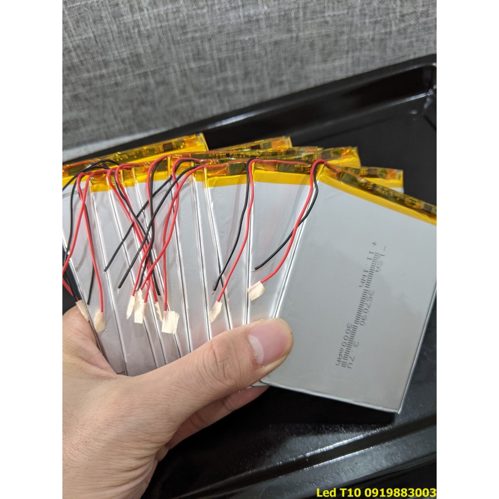 Pin Li-Po 3.7V 3000mAh 357090 307091 307090  cho điện thoại, loa Bluetooth, định vị GPS, máy tính bảng