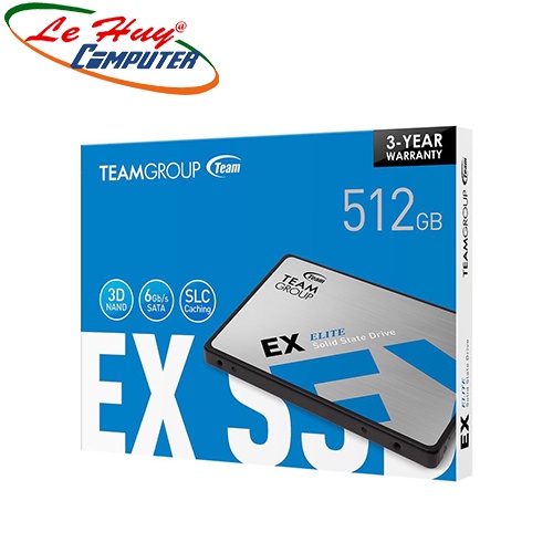 Ổ cứng SSD TEAM GROUP EX2 512GB 2.5Inch SATA III