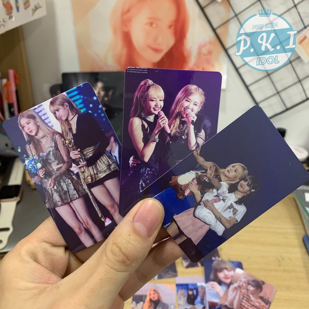 Bộ 18 Card Couple Lisa x Rosé - Card Đôi Sưu Tầm Đặc Biệt