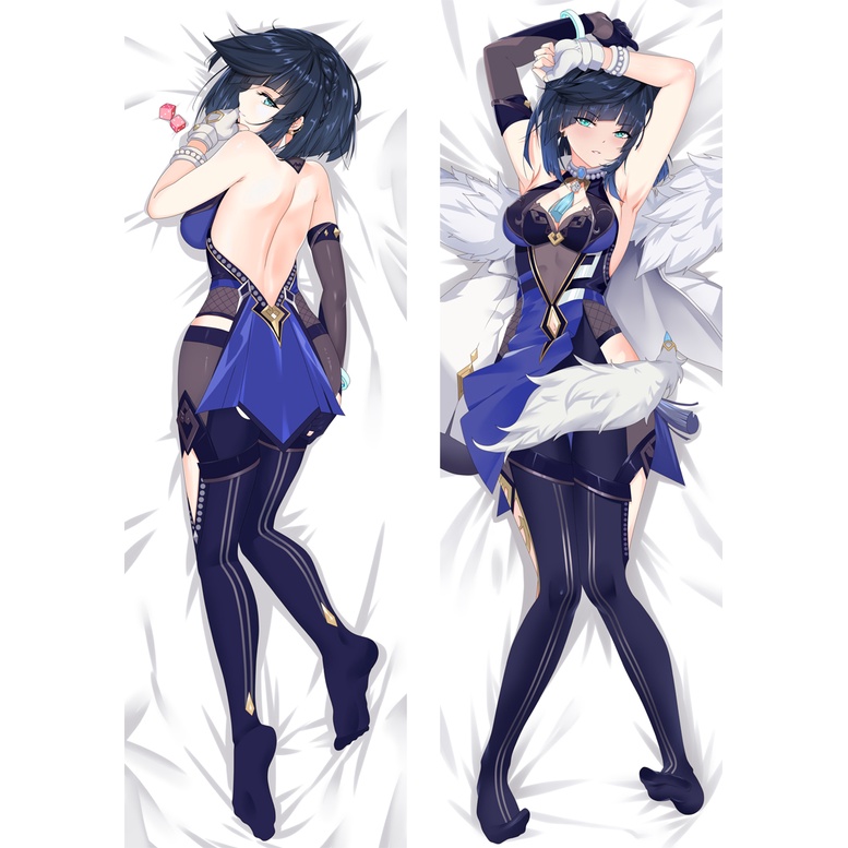 Vỏ Gối Hai Mặt In Hình Anime Genshin Impact Yelan Dakimakura