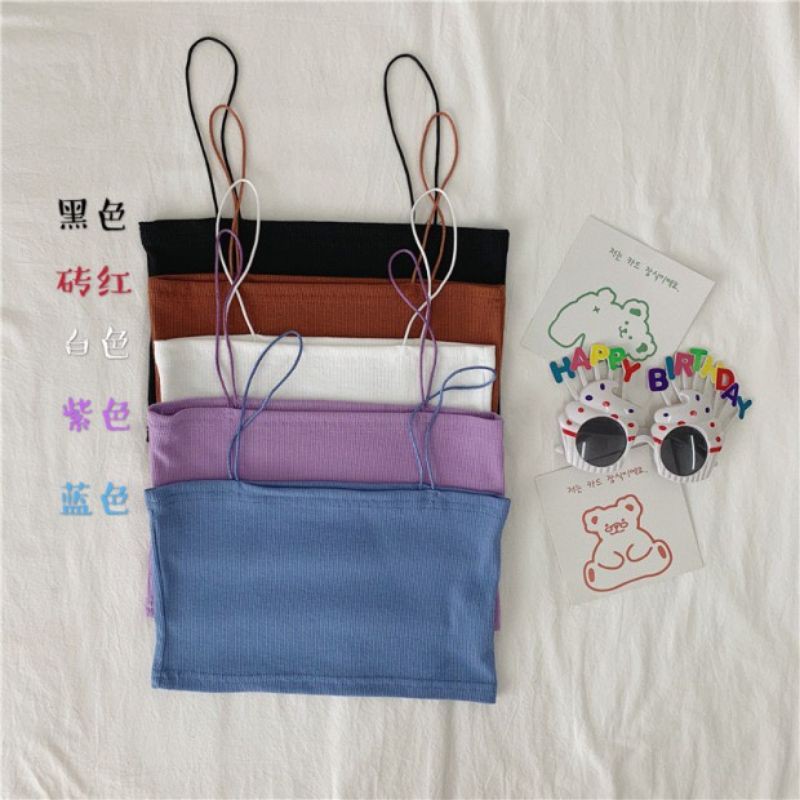 Áo 2 dây bún thun gân - entyty shop