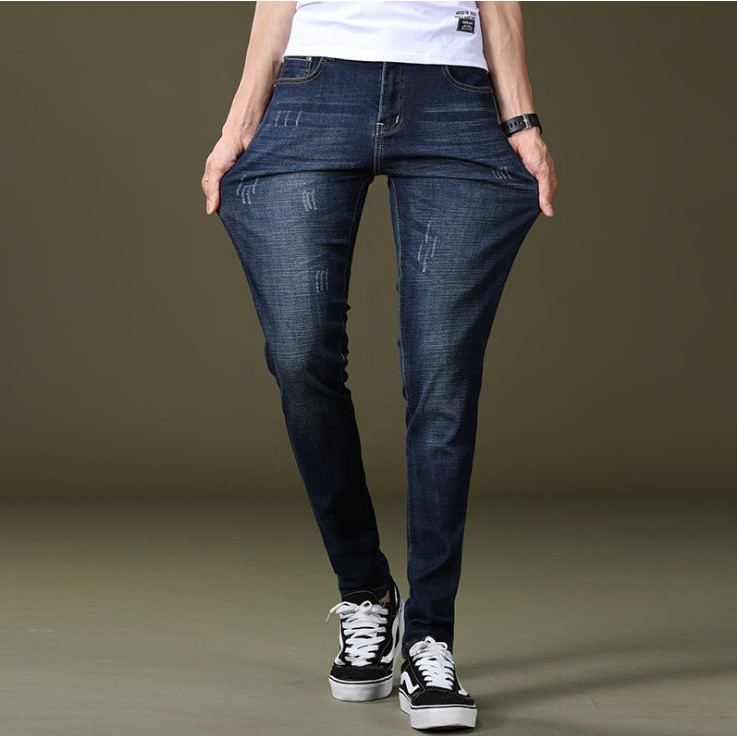 Quần jeans nam dáng côn ⛔FREE SHIP⛔ Quần Rin bò nam màu xám