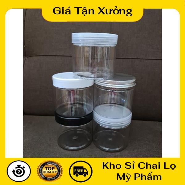 Hủ Đựng Kem ❤ TRÙM SỈ ❤ Hũ nhựa pet 500g đựng mỹ phẩm, thực phẩm, đồ khô, ngũ cốc