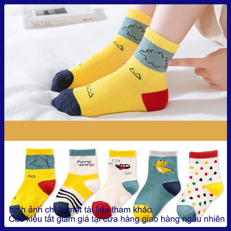 [THOMAS KIDS] 1 Đôi Vớ Cotton Họa Tiết Hoạt Hình Dễ Thương Dành Cho Bé 1-12 Tuổi