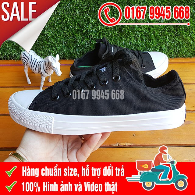 Giày CV Chuck 2 màu Đen Trắng Nam Nữ