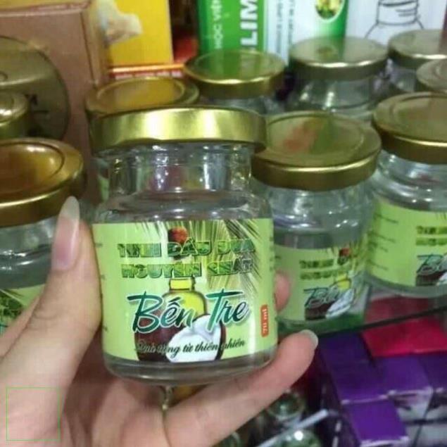 Dầu dừa Bến Tre ép lạnh nguyên chất giá sỉ