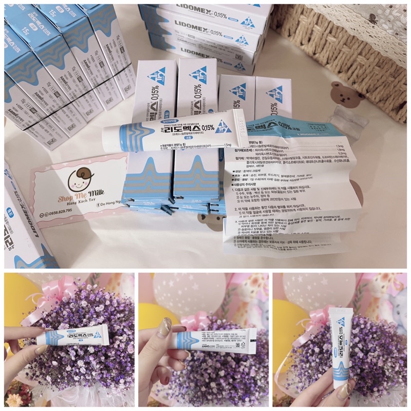 Kem Lidomex bôi da cho bé chàm, viêm da cơ địa của Hàn Quốc