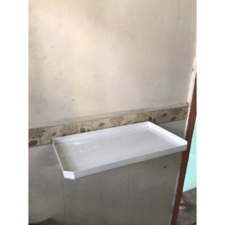 Mâm kệ sắt sơn tĩnh điện để trên bát ke treo tường