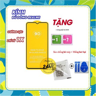 Kính Cường Lực Full Màn Realme C51C55 C30 C30s C35 C21y Realme X C2 C3 C3i C12 C15 Realme 3 3 Pro 5 5 Pro Realme 6
