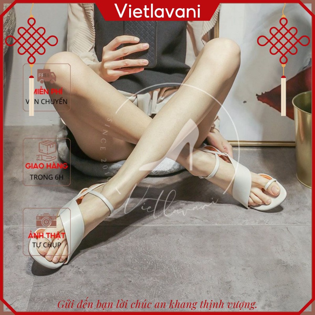 Giày sandal mã S44 quai chéo xỏ ngón cao 5P hàng hot 2021 siêu phẩm taobao