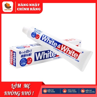 Kem đánh trắng răng White & White nội địa Nhật 150g