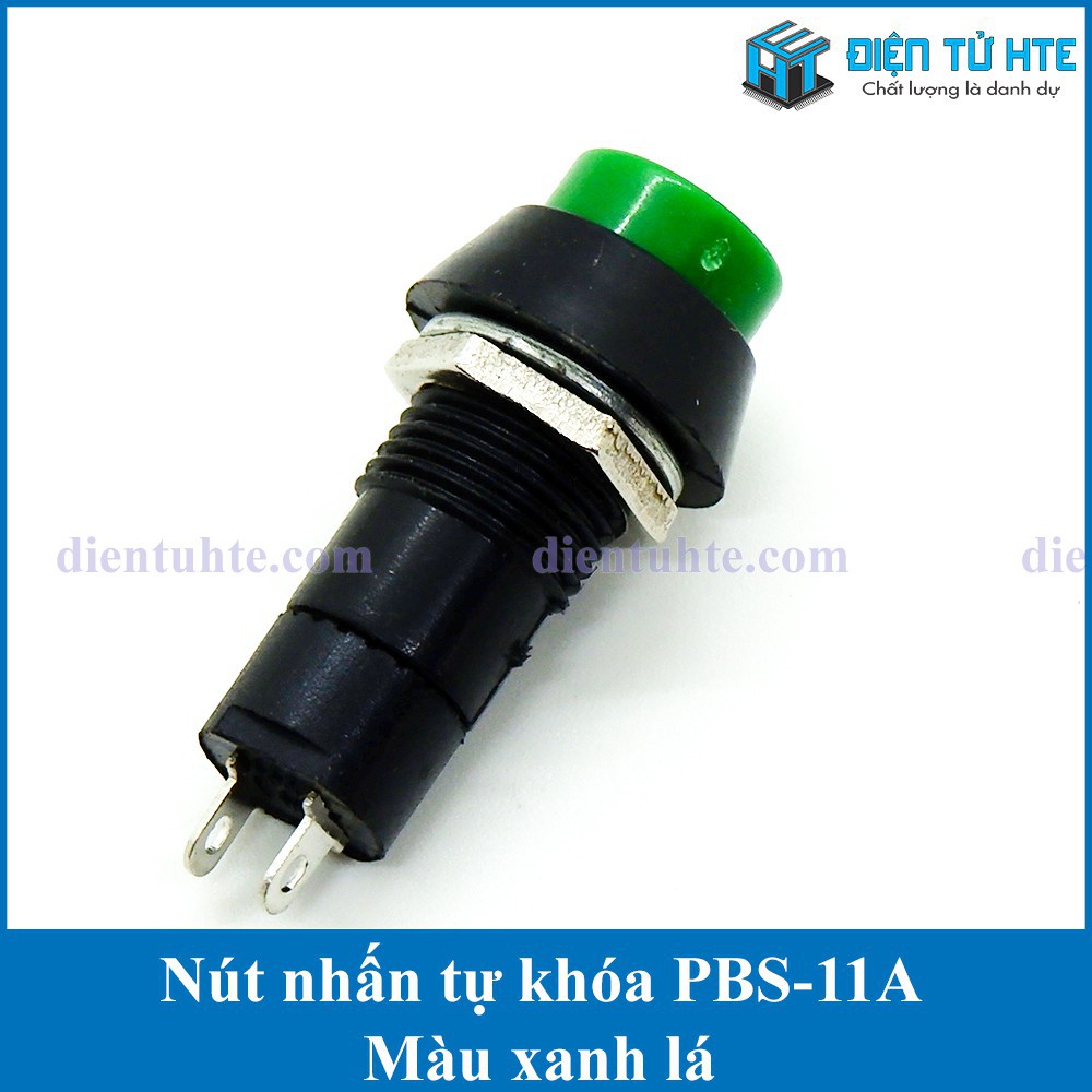 Nút nhấn tự khóa Self-locking PBS-11A 3A [HTE Quy Nhơn CN2]