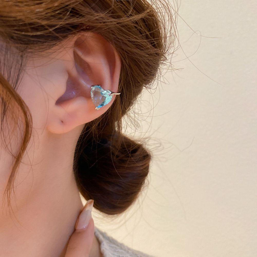 Khuyên Tai Kiểu Bất Đối Xứng Ngọt Ngào Cá Tính Cho Nữ|Khuyên Tai Hình Trái Tim Phong Cách Vintage