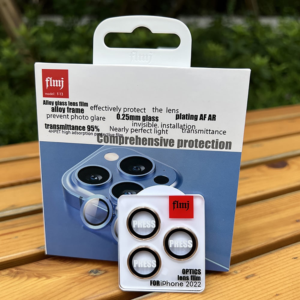 Dán camera Iphone 14 Pro Max / Iphone 15 Pro Max - Dán mắt Camera Iphone 14 Pro Max kim loại siêu cứng FLMJ