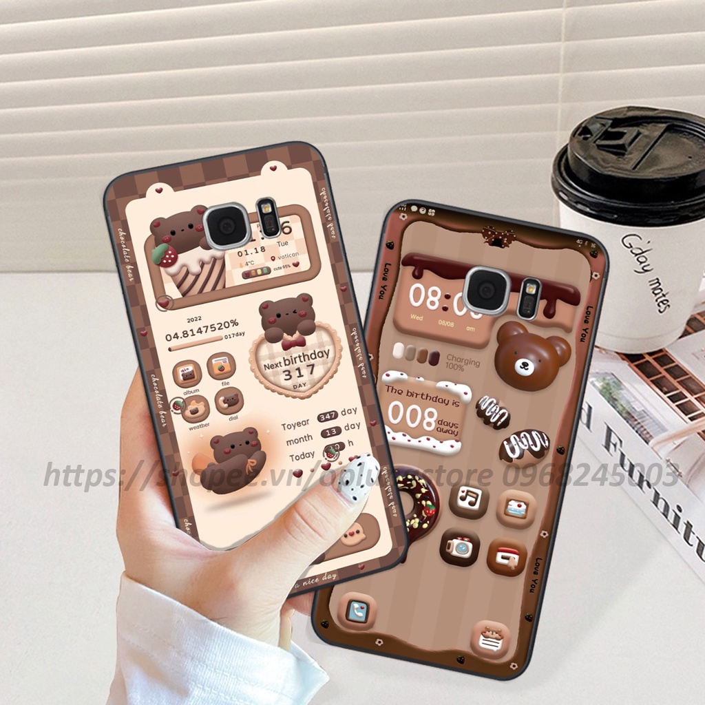 Ốp lưng samsung S6/ S6 EDGE-Plus/ S7/ S7 EDGE in hình 3D gấu,thỏ cute dễ thương.