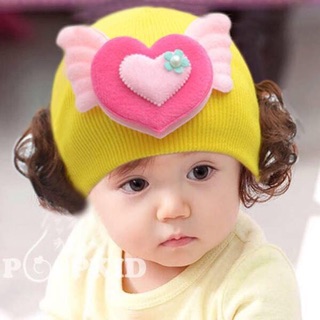 Mũ tóc giả cho bé gái 0 - 3 tuổi