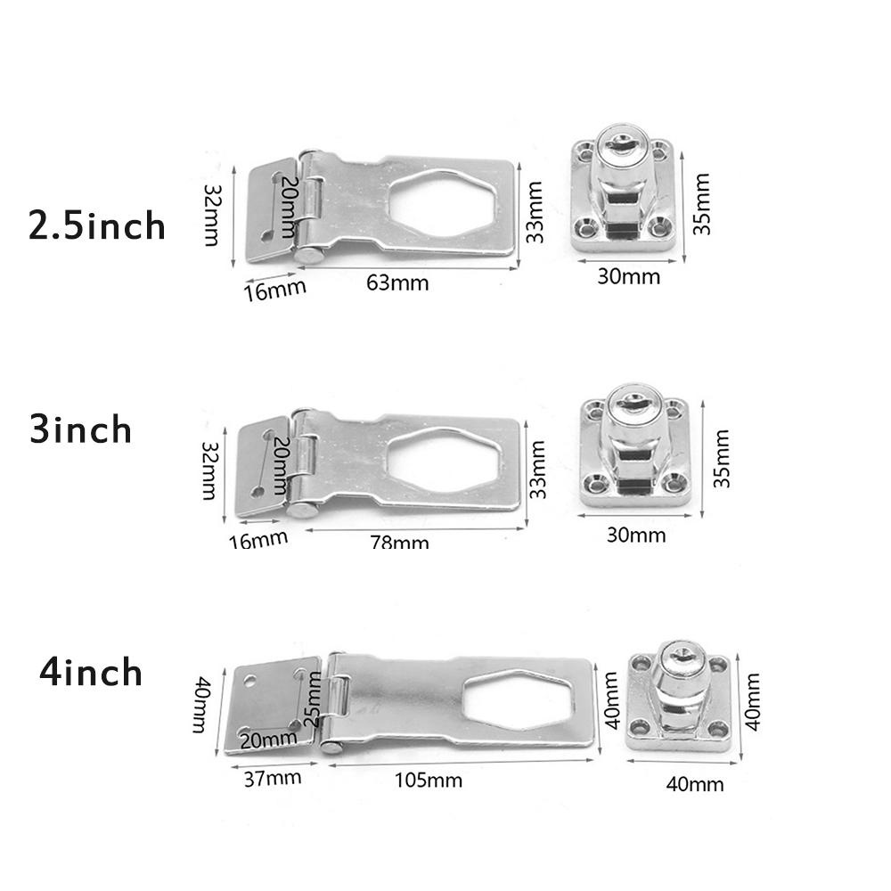 Bộ Ổ Khóa Cửa Tủ Chống Trộm Tiện Dụng