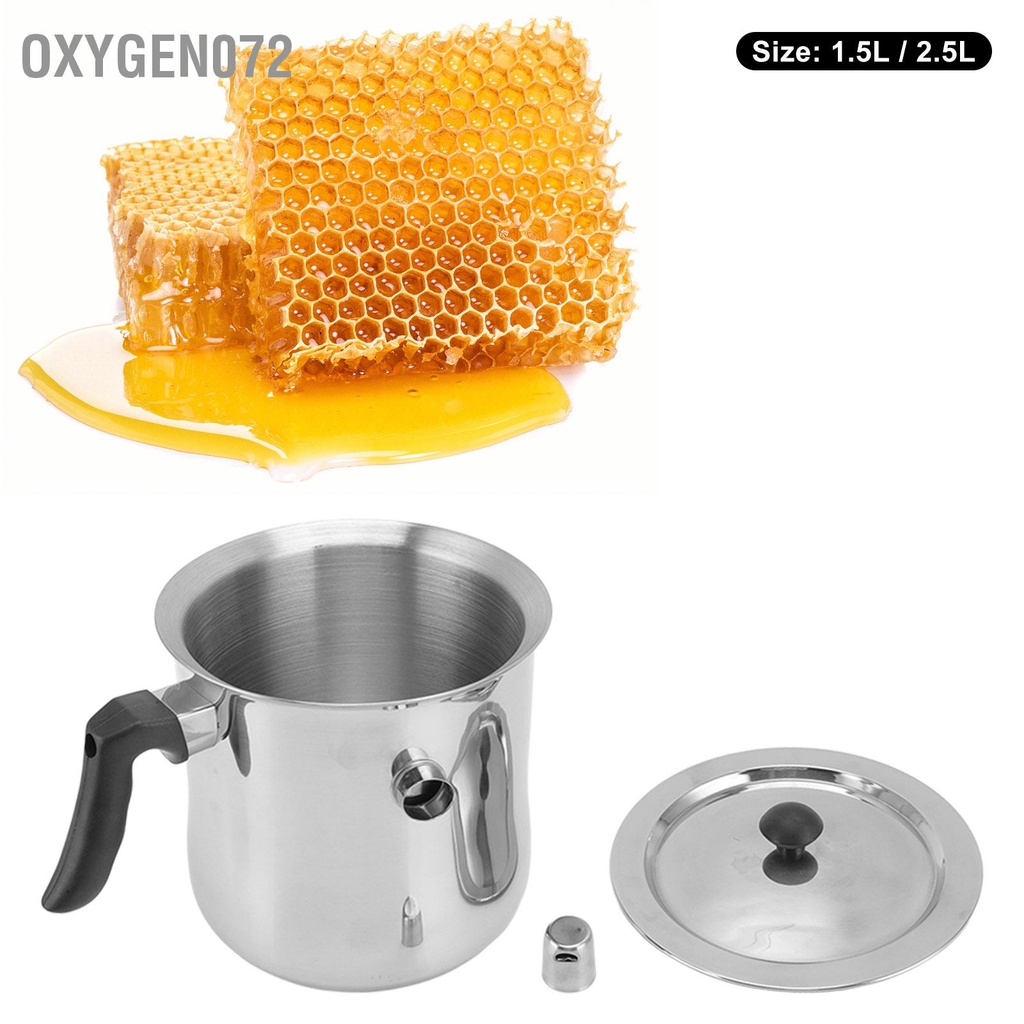 Nồi Nấu Tan Chảy Sáp Ong Bằng Thép Không Gỉ