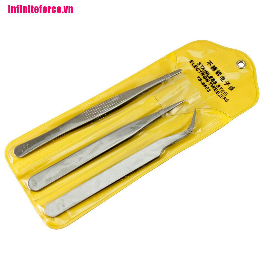 Bộ 3 Nhíp Inox Đa Năng Tiện Dụng