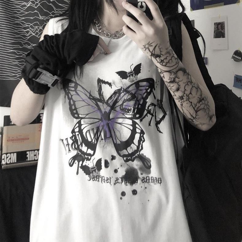 Áo ba lỗ nam nữ in hình con bướm siêu ngầu, tanktop Unisex cá tính