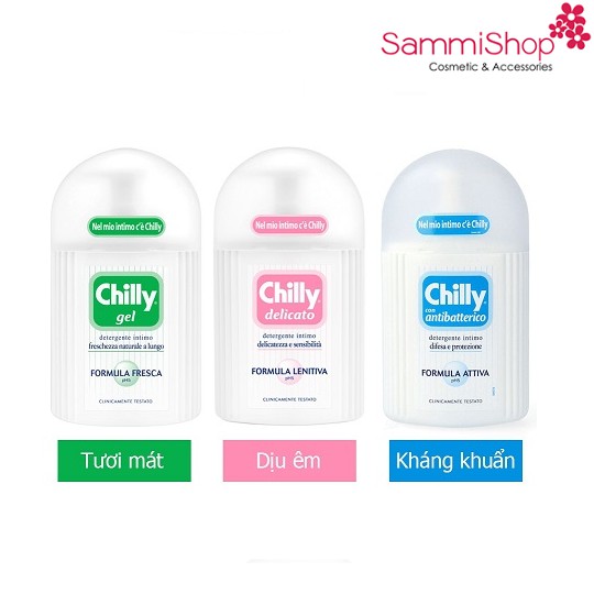 Dung dịch vệ sinh phụ nữ Chilly Gel 200ml