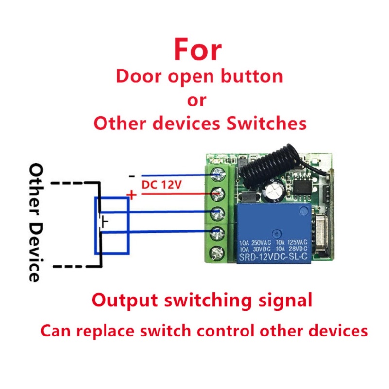 Mô Đun Công Tắc Điều Khiển Từ Xa 433Mhz