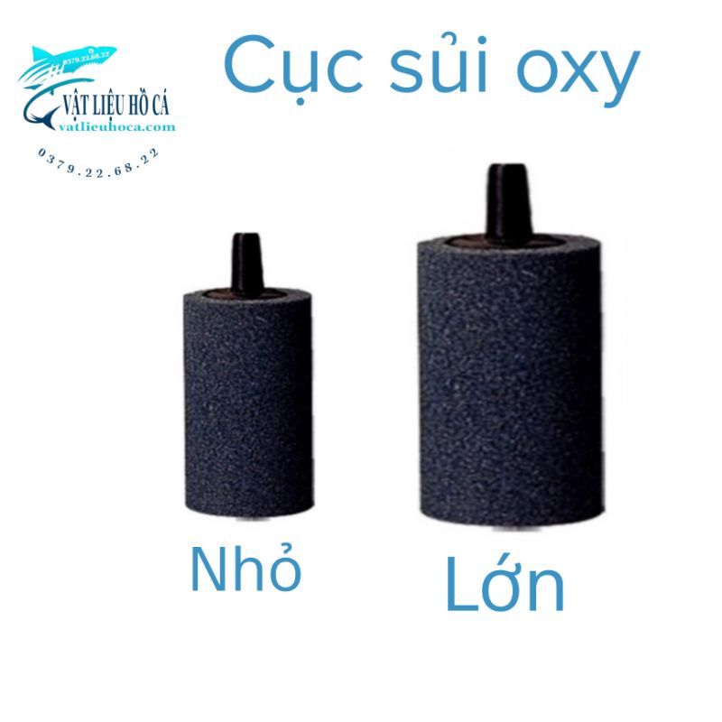 Cục sủi oxy màu đen loại tốt cho hồ cá, bể cá cảnh