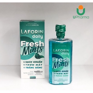 Nước súc miệng sát khuẩn không cồn Laforin Daily