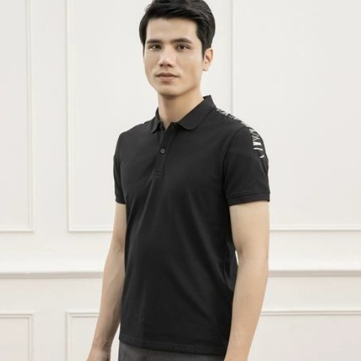 Áo thun polo nam Aristino tay ngắn chất cotton dáng Slim fit APS021S1