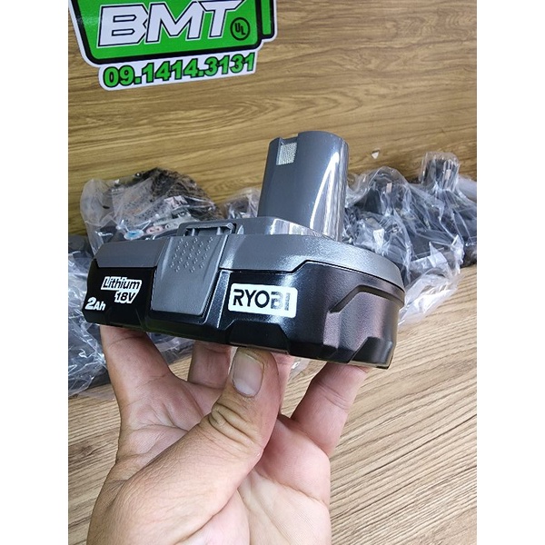 Pin Ryobi 18v 2Ah