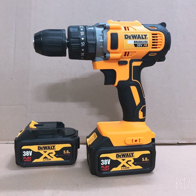 MÁY KHOAN PIN DEWALT 38V CHẠY THAN ( HÀNG CHẤT LƯỢNG)