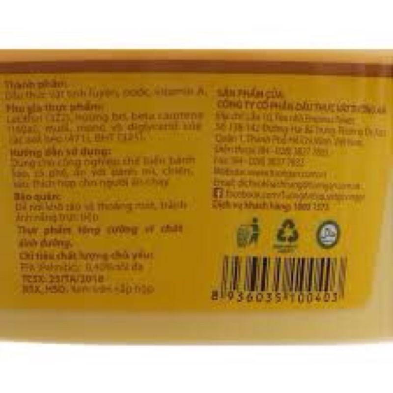 Bơ thực vật Tường An 200g