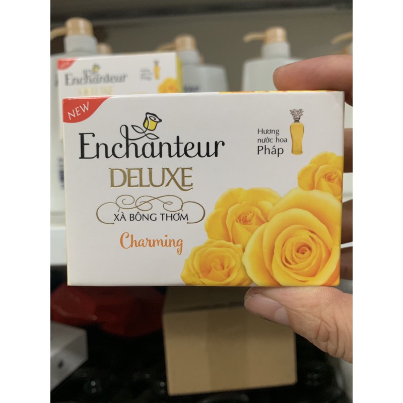 Cục Xà Bông Tắm Enchanteur Charming 90g (Mầu Vàng)