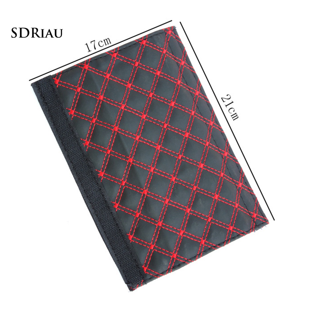 1 Cặp Đệm Bọc Dây Đai An Toàn Bằng Da Giả Mềm Mại Cho Xe Hơi