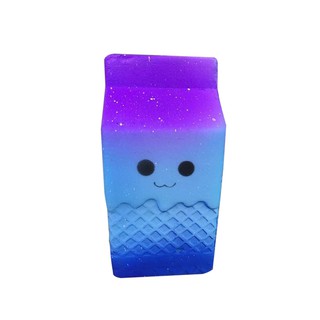 Squishy hình cốc sữa Galaxy dễ thương 11x6x6cm đồ chơi hỗ trợ xả stress giảm căng thẳng