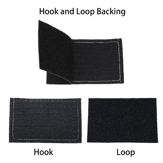 Patch_velcro xe xúc_xe ủi đất gắn quần áo_ba lô túi xách