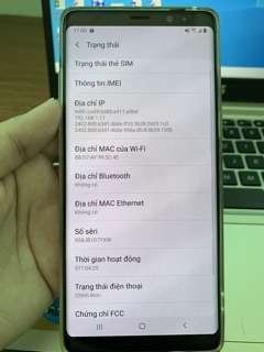 Thanh lý điện thoại samsung note 8