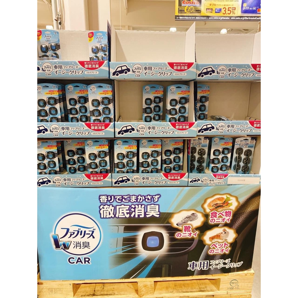 Nước hoa xe hơi Febreze car Nhật Bản