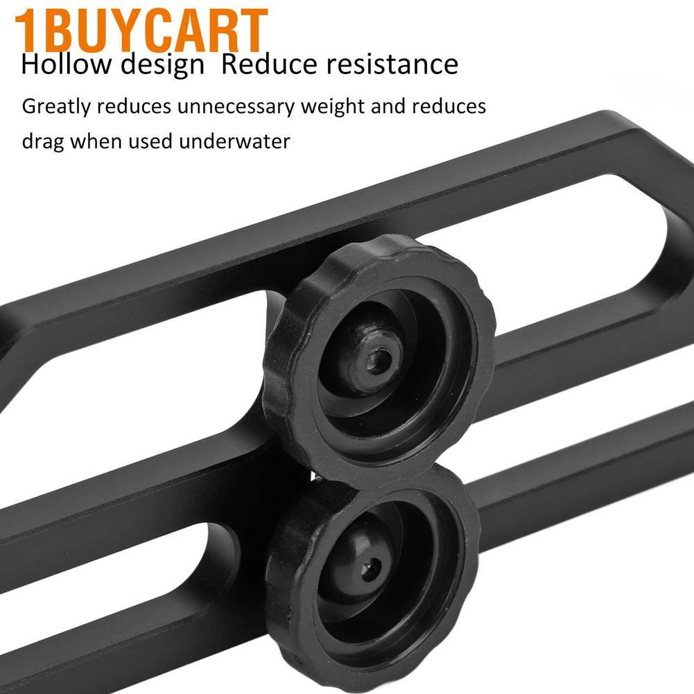 1buycart PY-044 Dual Handle Tray Stabilizer Rig Diving Underwater Camera Housings