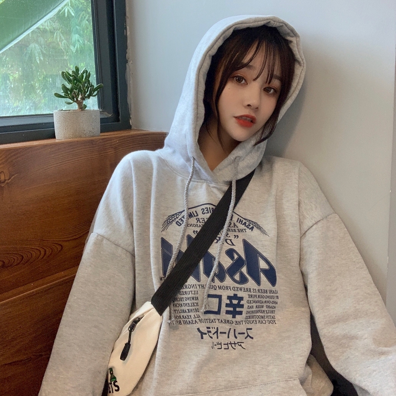 Áo Hoodie phong cách Harajuku thời trang mùa đông dành cho nữ | BigBuy360 - bigbuy360.vn