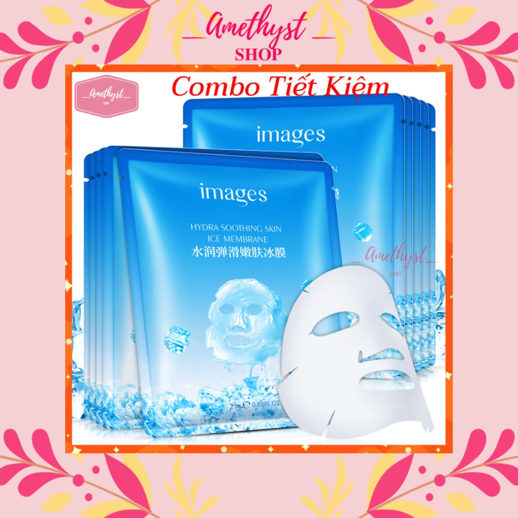 COMBO 20 Miếng Mặt Nạ Đá Băng Hydra Smoothing Skin Ice Membrane Mask