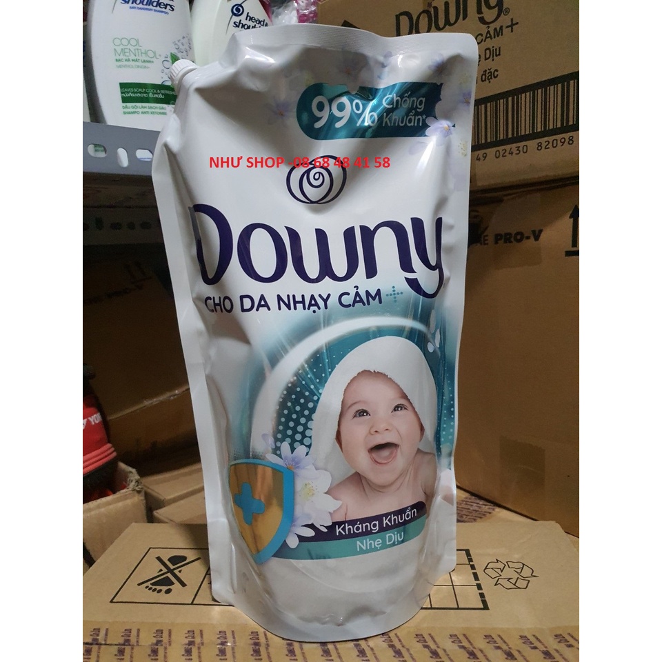 NƯỚC XẢ VẢI DOWNY NHẸ DỊU CHO DA NHẠY CẢM MẪU MỚI 1.45